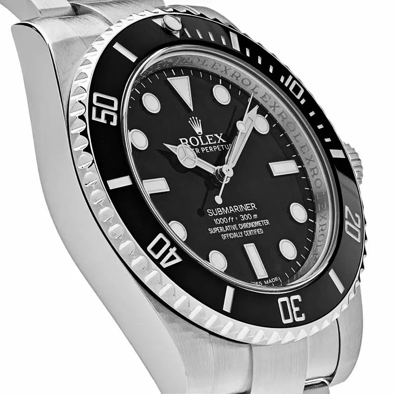 Rolex Submariner No Date Mostrador Preto