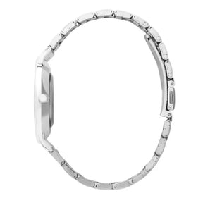 Relógio Montvare Ocean Blue Pulseira de Prata 40mm