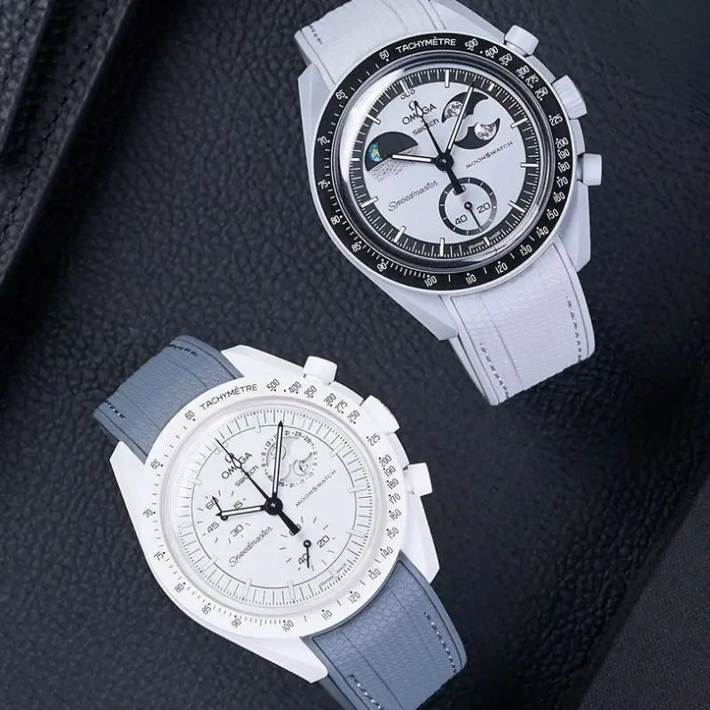 Pulseiras de Borracha Premium - Moonswatch